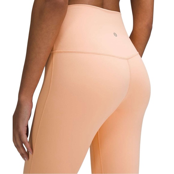 LULULEMON Align High-Rise Pant 25” in Peach Bellini - Picture 4 of 12